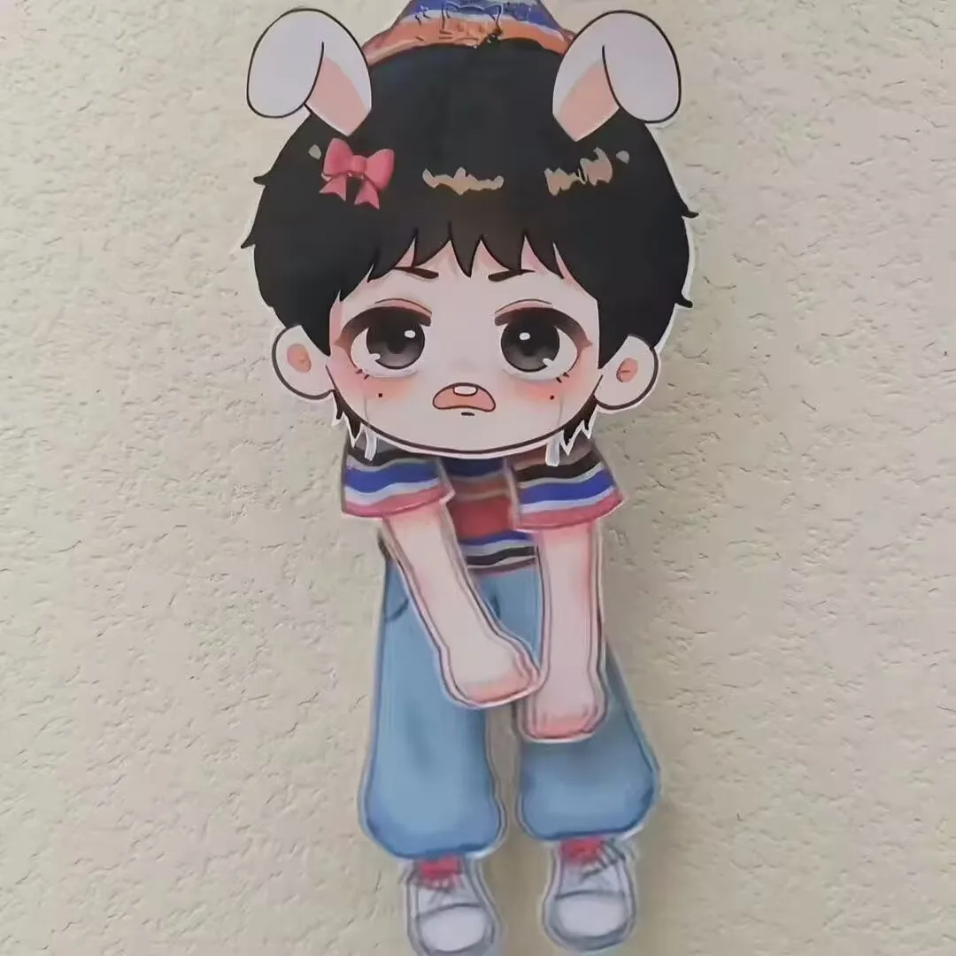 

Тот же стиль Ziyu, с милой акриловой подвеской Yaoyao Le высокого уровня, рюкзаком-книжкой, брелком, ins.