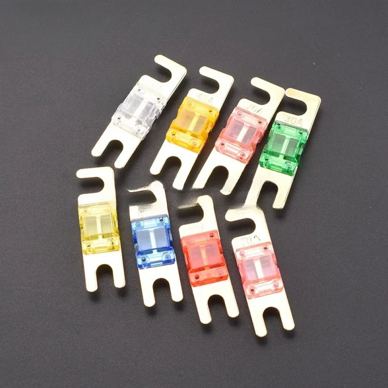High Current Bolt Fuse Holder for Car, 20A-500A Fork Type Fuse Base with Stud Terminal for Vehicle Electrical,SL26113