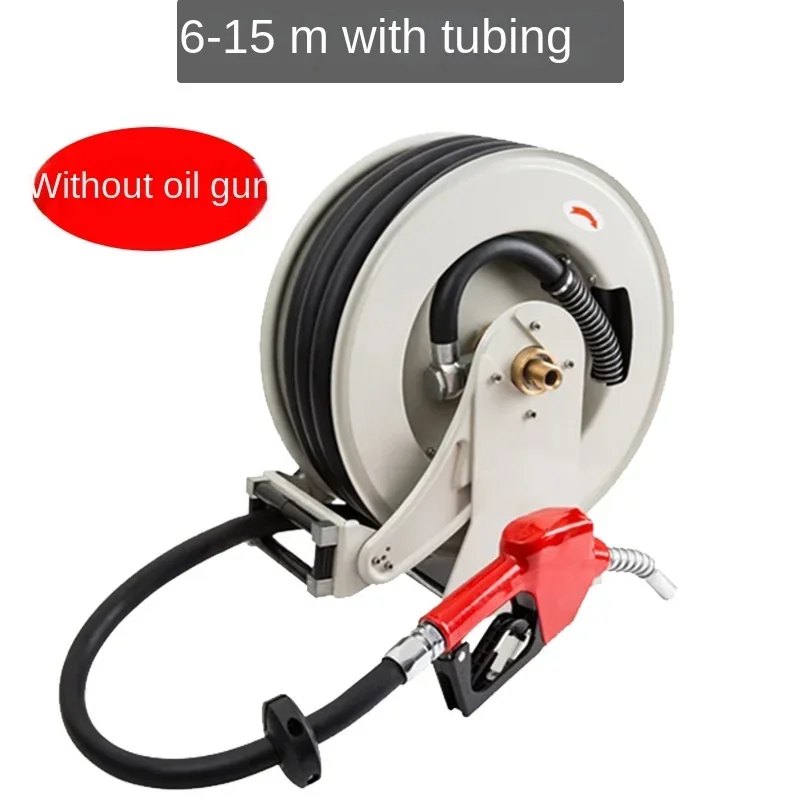 1-Inch 6-Point Tanker Reel-Device Car Tanker Reel-Device Oil Filling Pipe Auto-Retractable Hose Reel Oil Filling Pipe