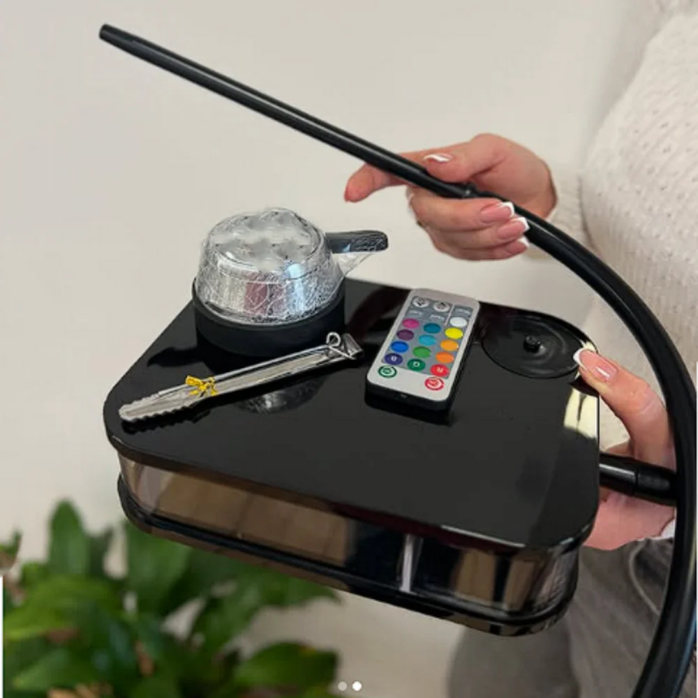

Portable Hookah Shisha Set with Tobacco Bowl Metal Charcoal Holder курительная трубка Complete Chicha кальян Smoking Accessories