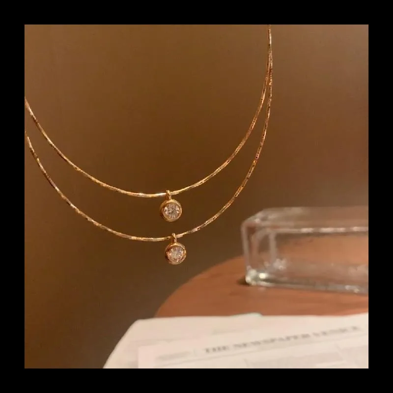 قلادة بياقة فقاعية متألقة مطلية بالذهب عيار 24 قيراط للنساء، قلادة عصرية فاخرة ورائعة ومتعددة الاستخدامات