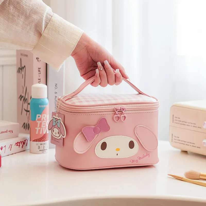 

Sanrio Cinnamoroll Simple Storage Bag Cute Cartoon Cosmetic Bag Large Capacity High Color Travel Portable Storage Bag