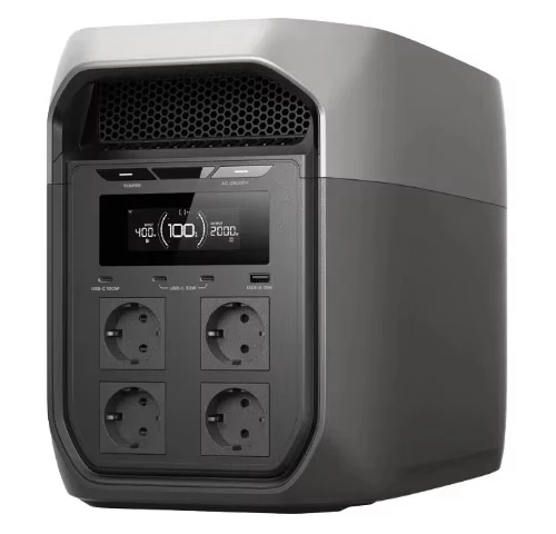 Pure sine wave portable charging station for camping and home backup