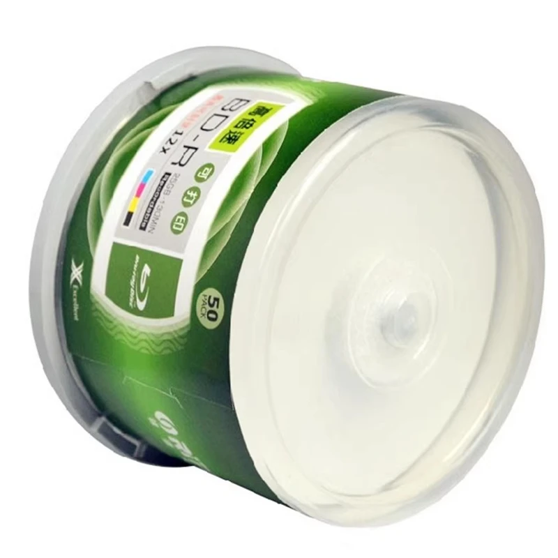 50 قطعة/صندوق Ritek BD-R 25 جيجابايت قرص بلو راي فارغ قابل للطباعة 1-12X 130 دقيقة تسجيل قرص بلو راي