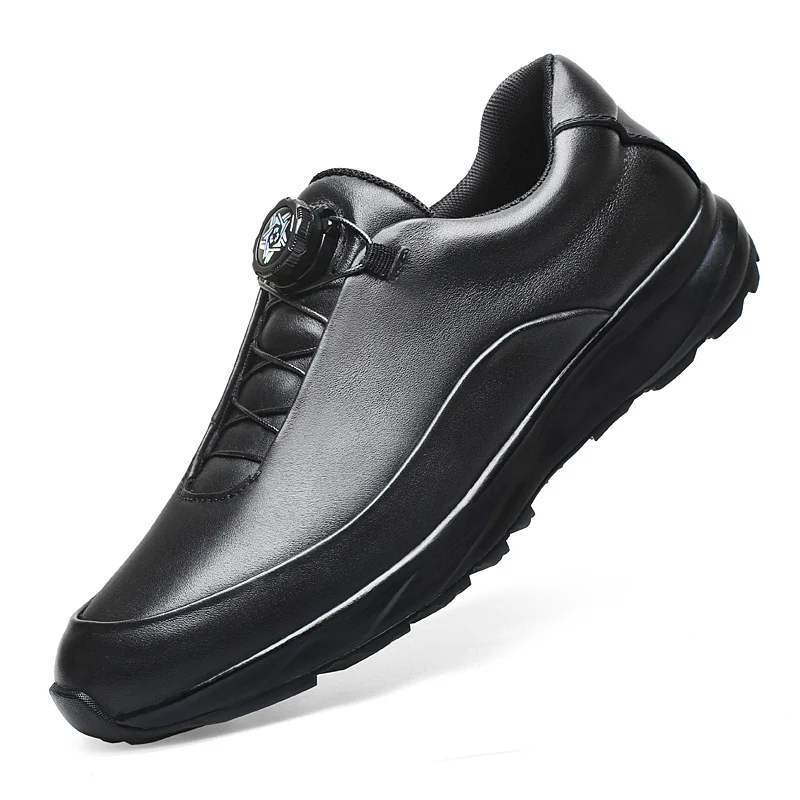 

Genuine Leather Travel Sneakers Non-Slip Mens Trainers Classic Casual Sports Shoes Outdoor Male Treking Footwear Walking Shoes