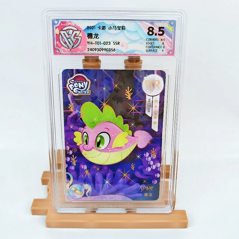 KAYOU véritable mon petit poney carte 8.5 classé SSR CCG carte de note Apple Jack Spike Rare Anime Collection carte jouets cadeau