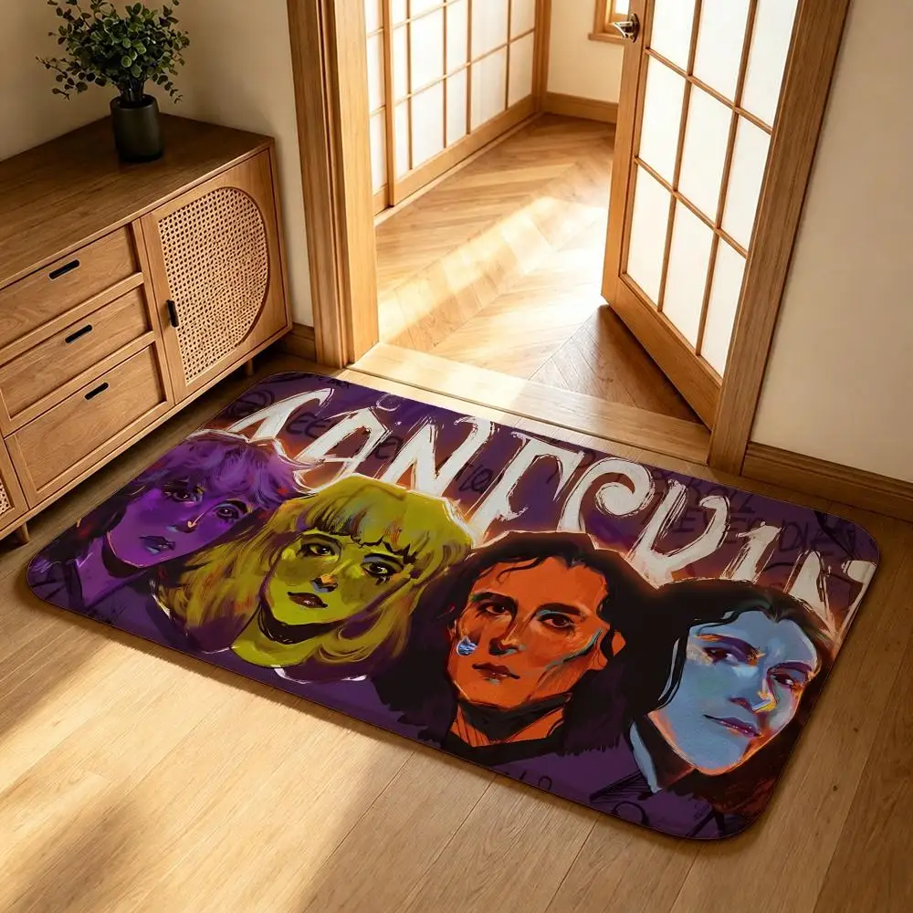 Band-ManeskinS Floor Mat Shower Foot Mat, Bedside Carpet, Entrance Absorbent Doormat, Soft Non-Slip