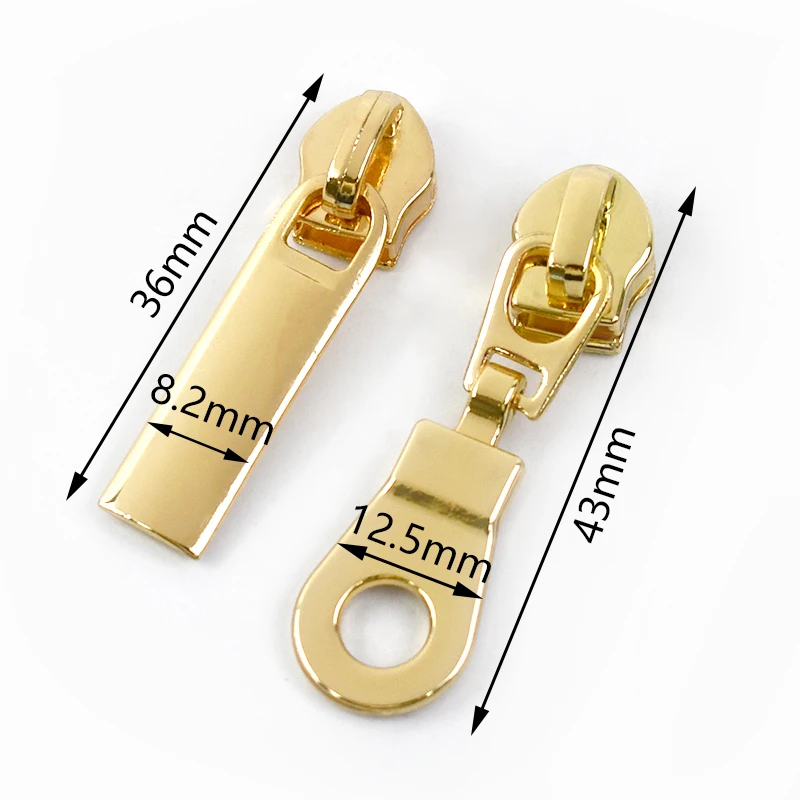 5/10/20 stuks Meetee 5 # Kleurrijke Nylon Rits Hoofd Coil Zip Puller Jas Ritsen Reparatieset Rugzak Decor Slider DIY Naaiaccessoires