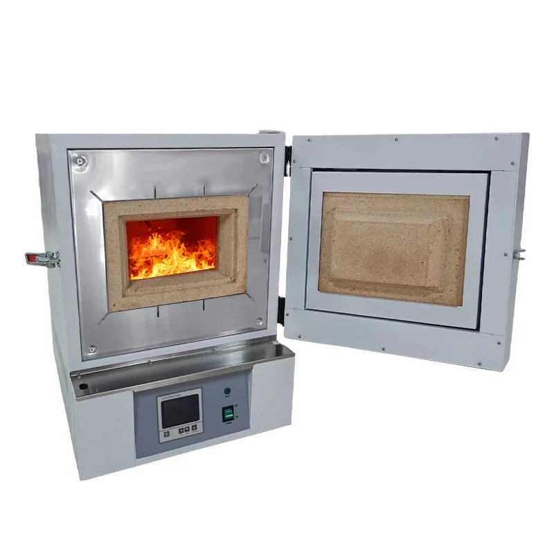 

lab muffle furnace TST-SX-4-10L Ceramic fiber Muffle furnace 1000 degrees 1200degrees