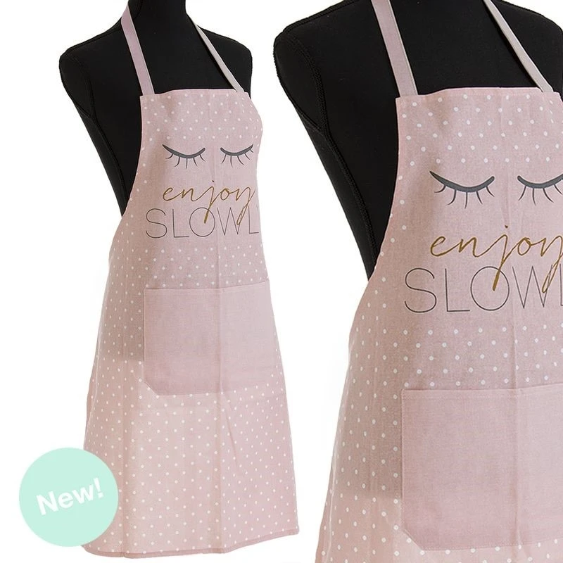 Apron and apron with chic pocket 100% cotton 70x80 cm 971012