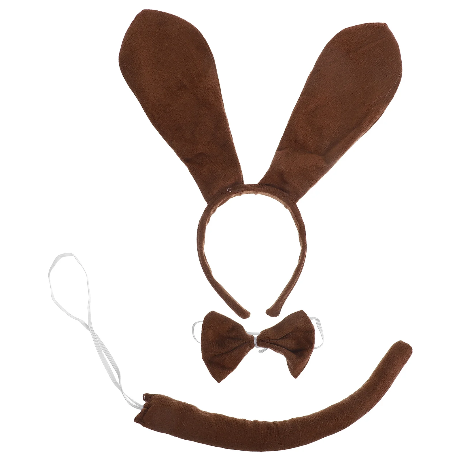 Детский костюм для собаки, повязка на голову, галстук-бабочка с хвостом, легкий удобный наряд для щенка для праздничных вечеринок, костюм для собаки, кофе