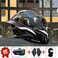 DOT Certified Orz Bluetooth Motorcycle Flip Up Helmet Dual Lens Full Face Helmet for Men Women All Seasons Casco Moto 4