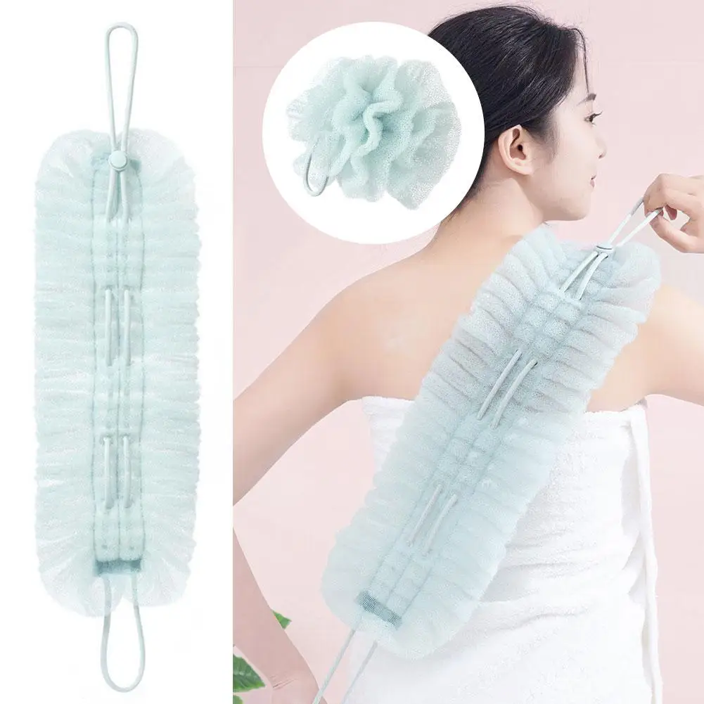 

1Pc High Beauty Rubbing Tool Stretching Bath Ball Pullback Rubbing 2 In Towel Strip 1 M3D3