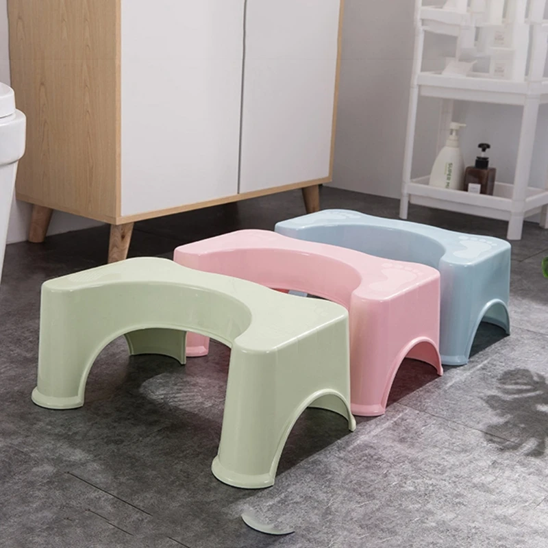 Home Poop Stool Non-slip Toilet Seat Stool Portable Squat Stool Home Adult Constipation Bathroom Step Stool Bathroom Accessories