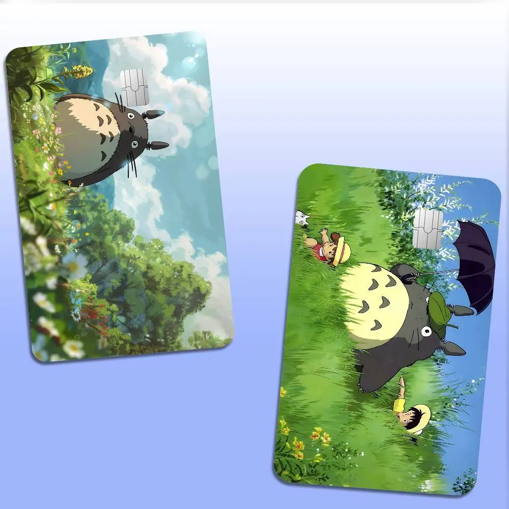 My N-Neighbor Totoro Cartoon Anime Cartoon Sticker Film Skin For Credit Card Debit Bank Bus Card
