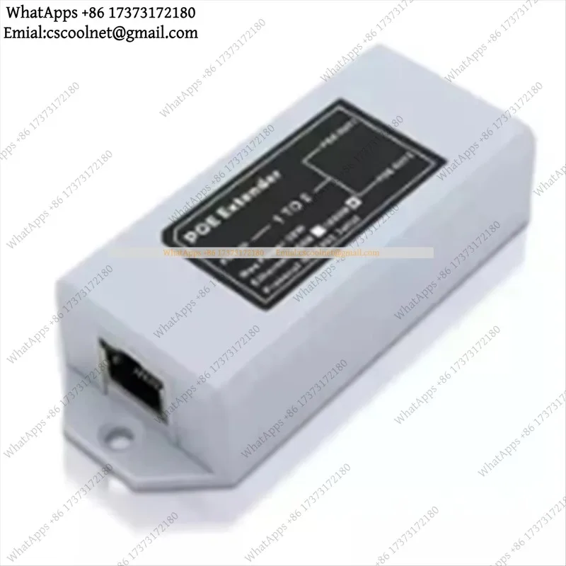 JS01 1 in 2 Out Gigabit PoE Network Extender 1000M Repeater RJ45 IEEE 802.3at/af Cascadable for IP Camera
