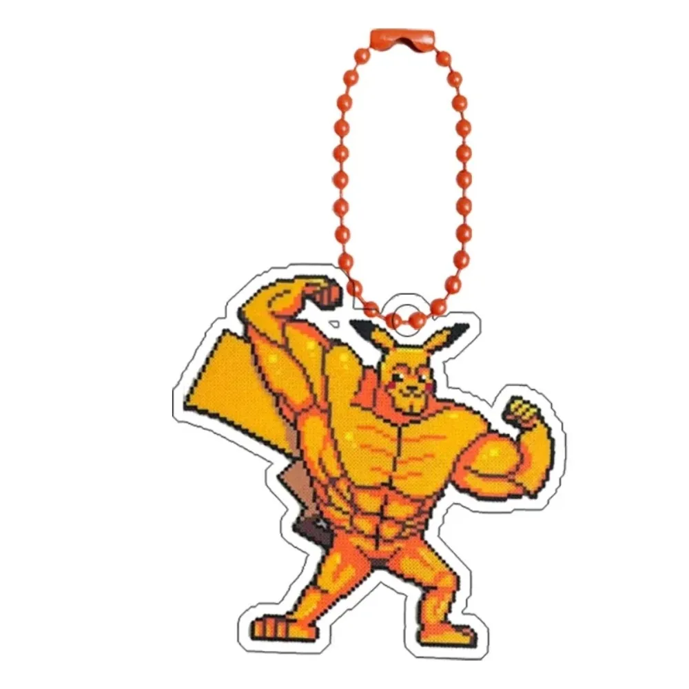 Für Pokemon Bulbasaur Squirtle Charmander Diy Cartoon Nette Acryl Schlüsselbund Rucksack Zubehör Anhänger Anime Sammlung Geschenk