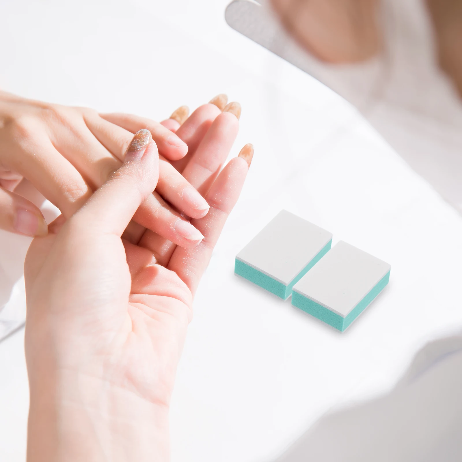 50 pçs arquivo de unhas ferramentas manicure mini buffer bloco pequeno polimento para unhas naturais arquivos buffering