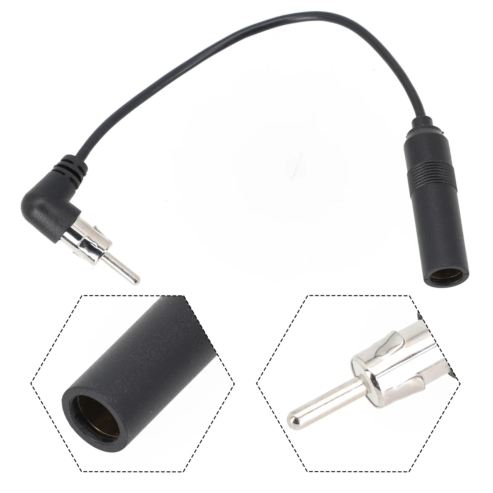 Car Accessories Extension Antenna Car FM 20cm ABS Car Radio Audio Installation DC 12V FM/AM Antenna Adapter New