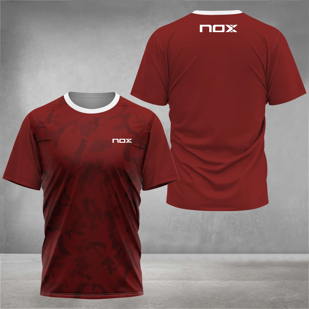 Fashion Street Men's Crew Neck T-Shirt Clothing Light Breathable Sports T Shirt Men Outdoor Tennis Short Sleeve Training Jersey image 4
