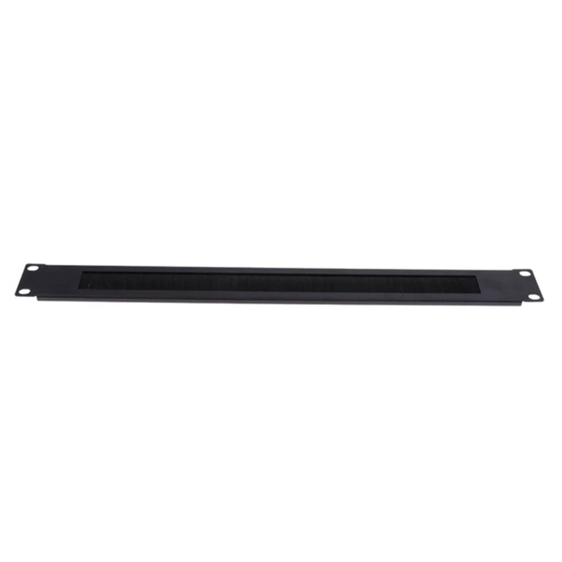 1U 19Inch RACK MOUNT Blanking Plate Rack Mounting Blank Network Brush Panel Server Cabinet Cable Management