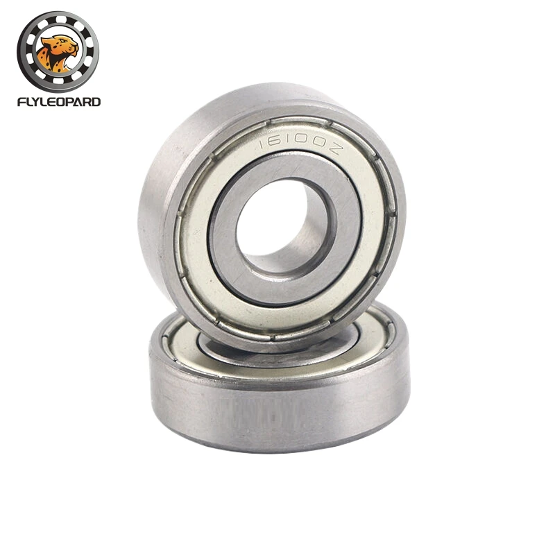 2PCS 16100ZZ 10x28x8mm Deep Groove Ball Bearings Bike Wheels Bottom Bracket Repair Bearing ABEC-7