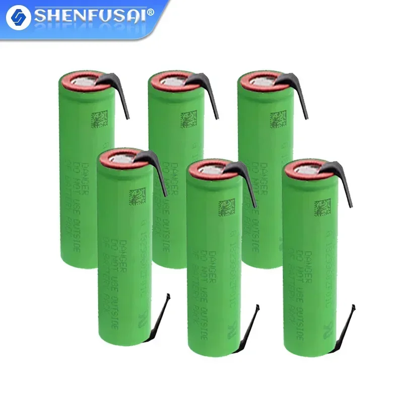 Us18650 lithium ion battery, vtc5, 3.7 V, 2600 MAH, 30A discharge, suitable for power tools, drones, etc. + DIY nickel