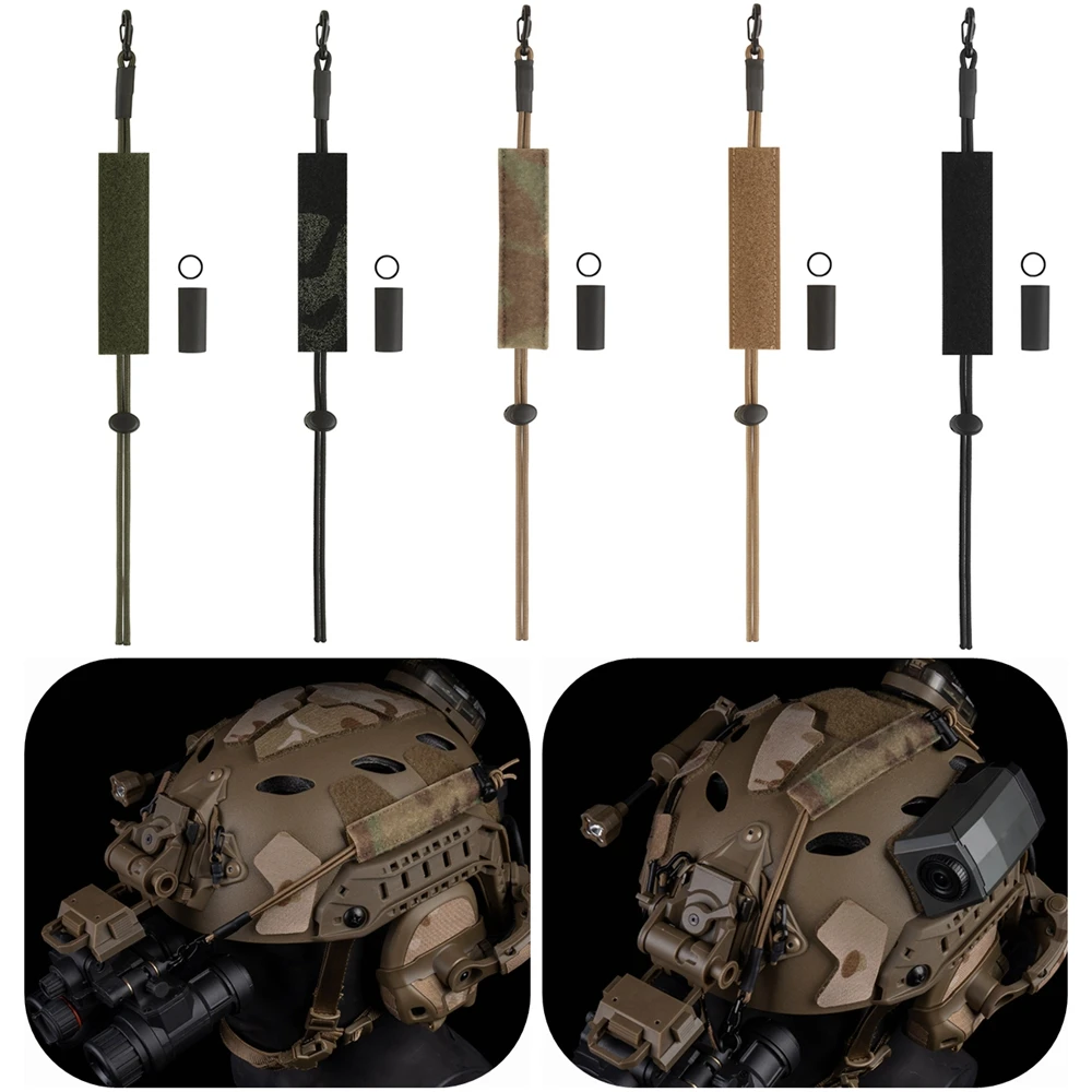 Tactical Helmet NVG Lanyard FAST Helmet V4 Night Vision Goggles Elastic Rope Anti-loss Fixed Rope Outdoor Accessories