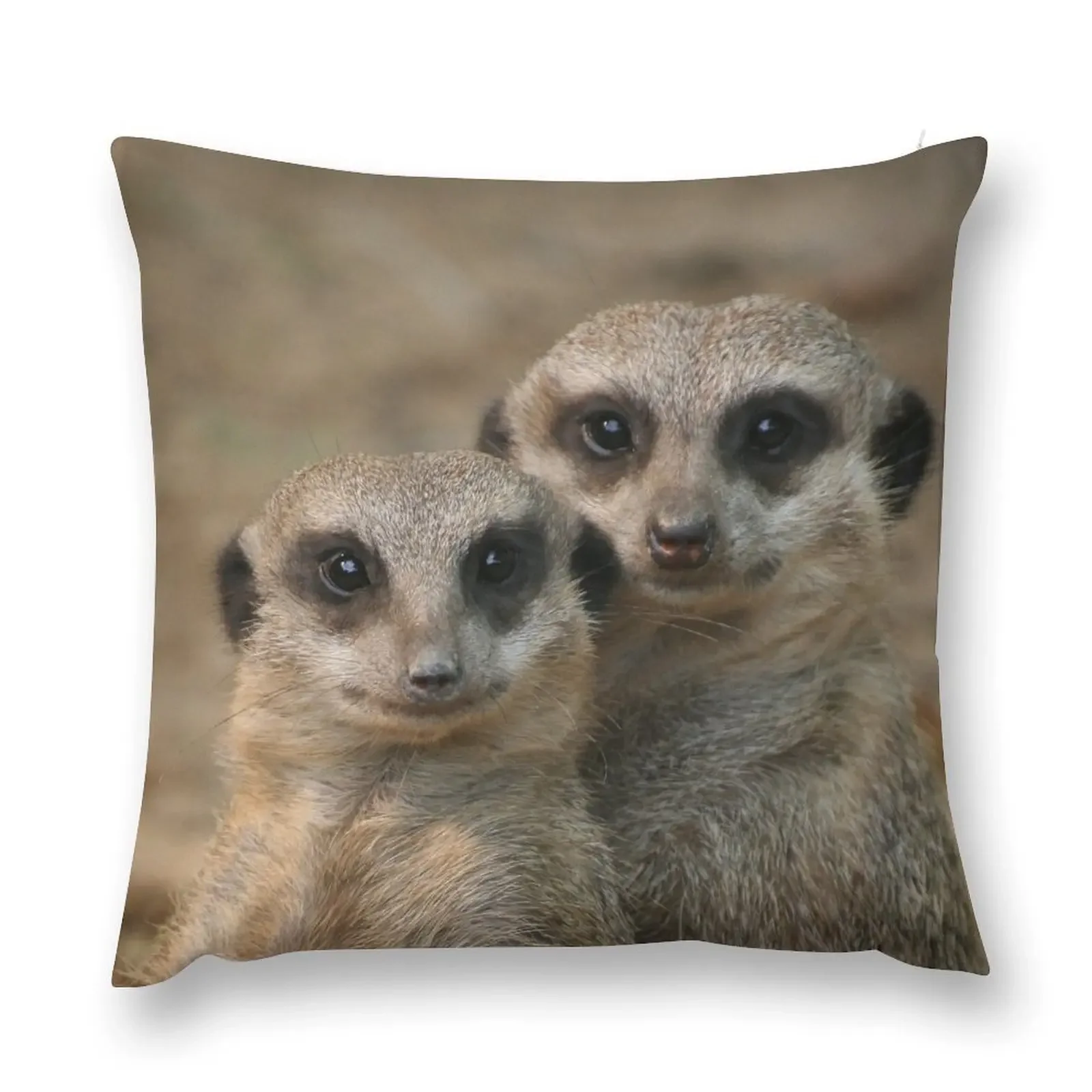 

Meerkat20151015 Throw Pillow Custom Cushion Photo luxury home accessories pillow