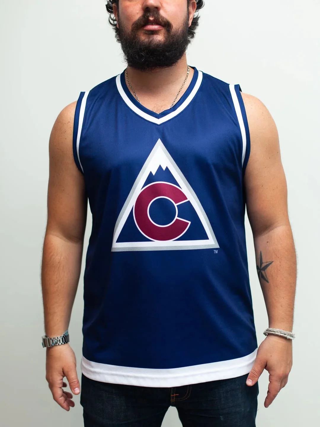 Men Sleeveless Ice Hockey Jersey New York Rangers Shield  Tank Top Quick Dry Breathable V Neck Striped Sport Family Matching