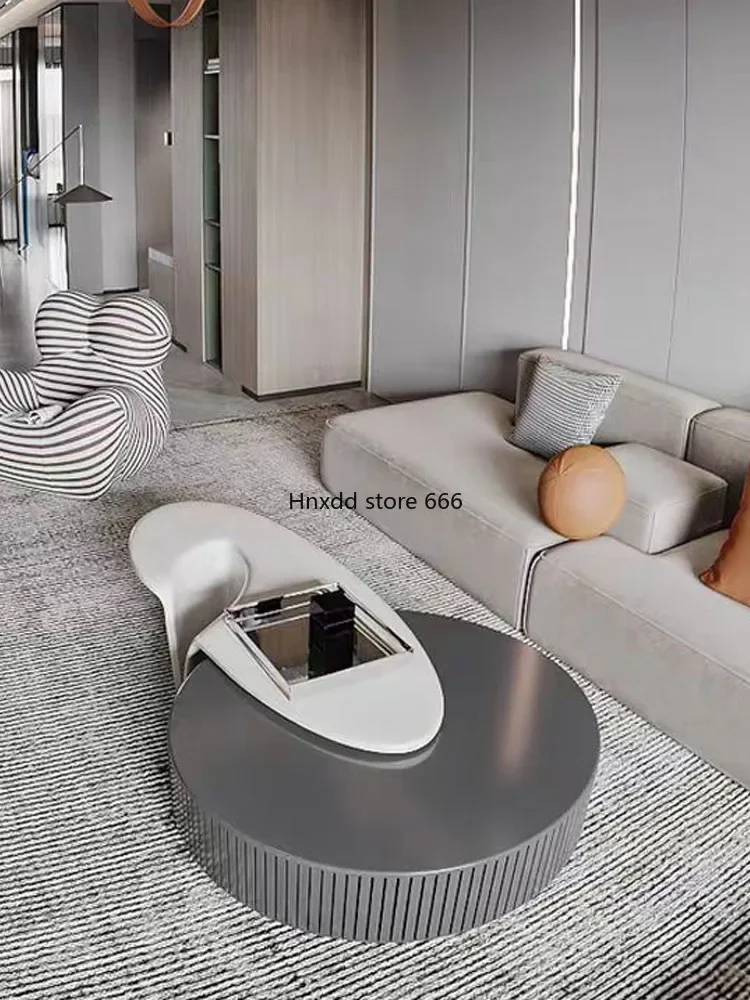 Minimalista Sala Sofá, Triangular Coffee Table Combinação