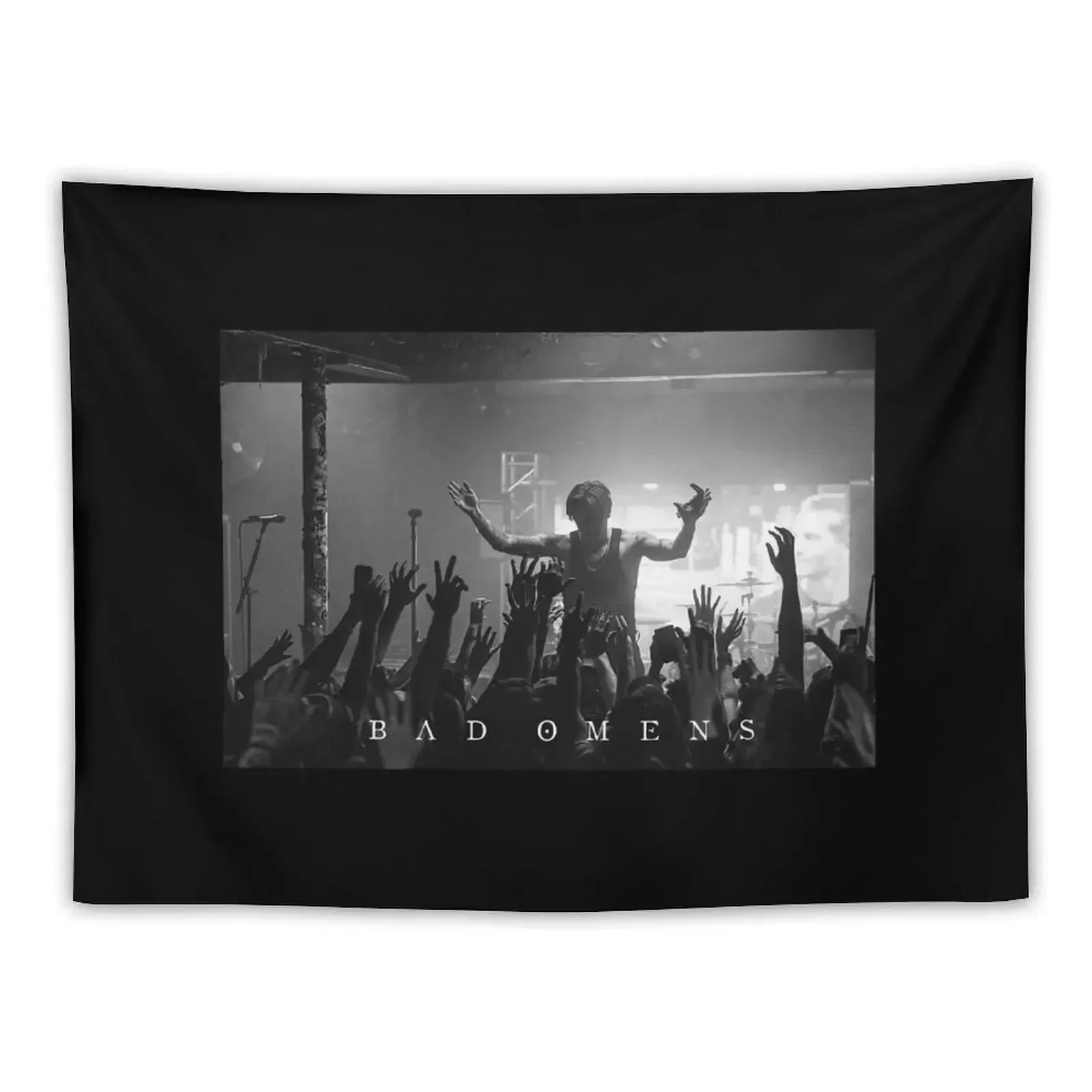 

Bad Omens Concert Snapshot Tapestry Decoration For Bedroom Room Decorating Aesthetic Decoration Room Tapestry