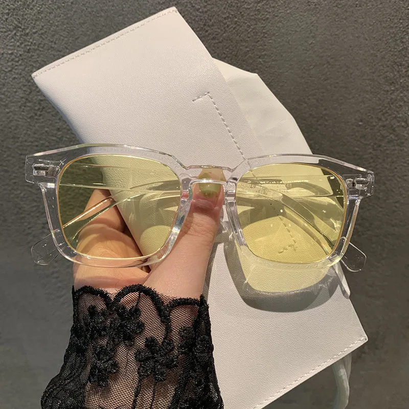 Nowe Unisexowe Prostokątne Okulary Przeciwsłoneczne Vintage 2023 Modny Design Retro Okulary Damskie Kocie Oko Casualowe Gogle UV400