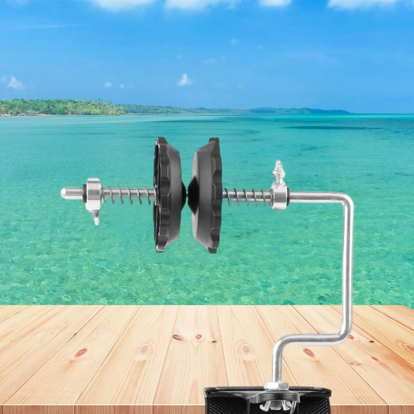 Fishing Reel Line Spooler with Clamp Multifunctional Spooling Tool Convenient