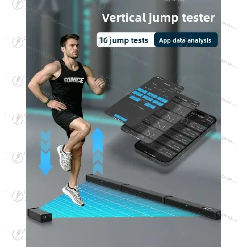 Sports Vertical Jump Test Device Real‑Time Height Time Power Measuring Equipment For Gym Athlete Indoor Training