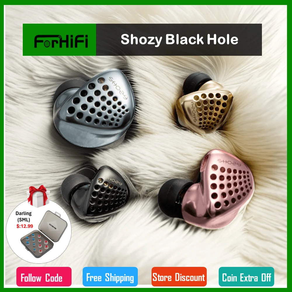 

Shozy Black Hole 1DD HiFi съемные аудио наушники-вкладыши 3,5 мм 0,78 мм 2-контактные наушники-мониторы проводные наушники-вкладыши динамические наушники