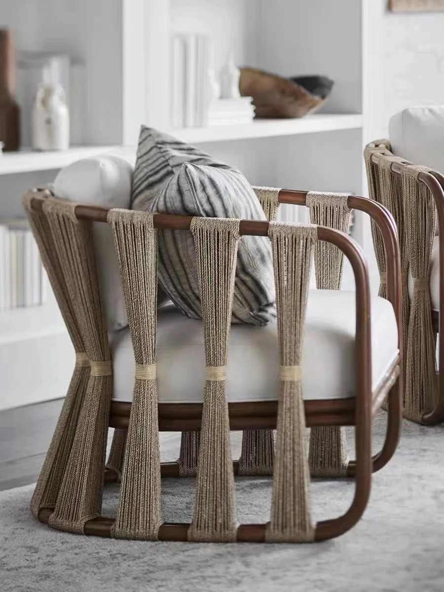 

Комплект уличной мебели из ротанга: диван и кресла в итальянском минималистичном стиле, U-образный дизайн, для дома, двора, отеля, виллы, гостевого дома