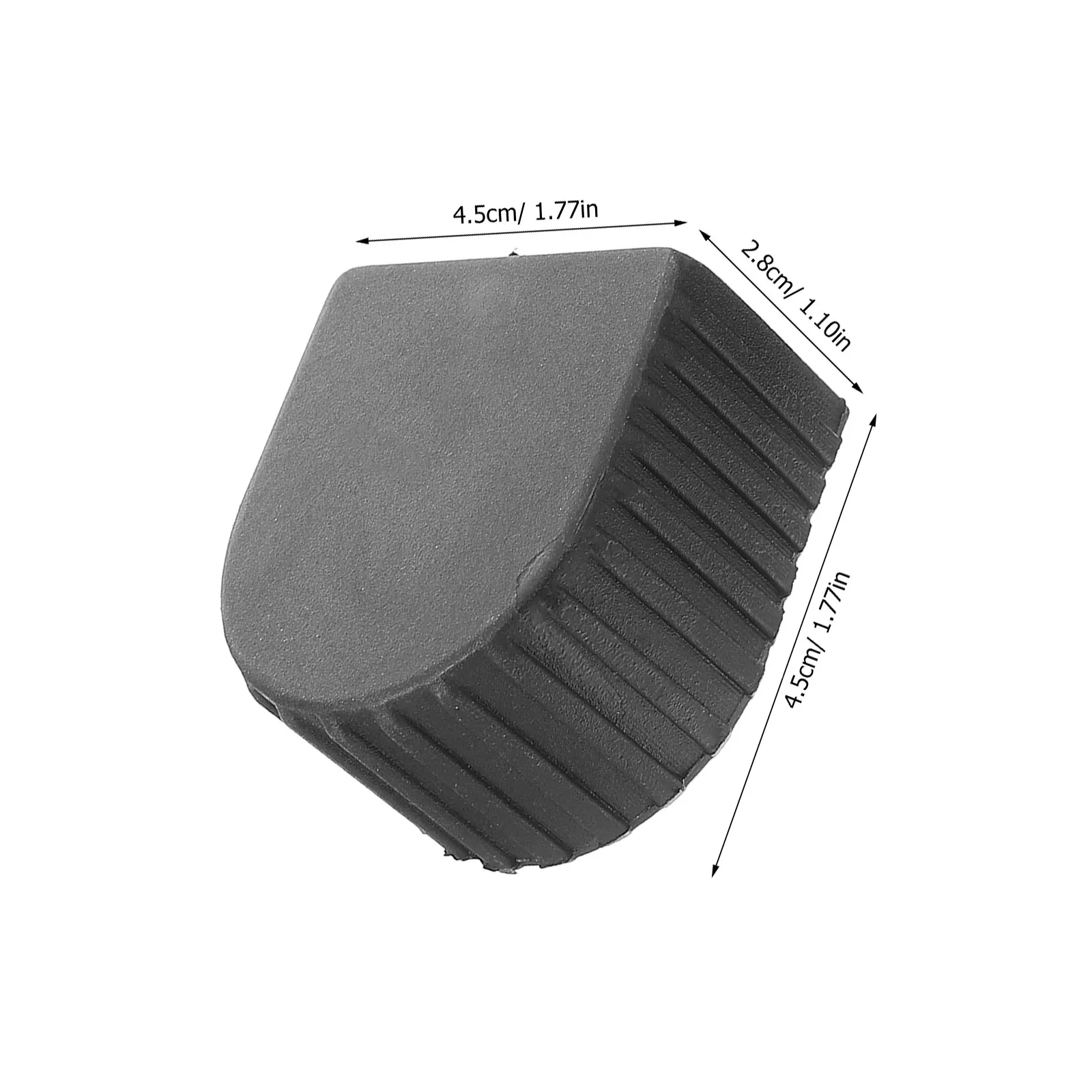 2Pcs Thickened Plastic Ladder End Caps for Aluminum Telescopic Ladders – Safety Stabilizer Covers