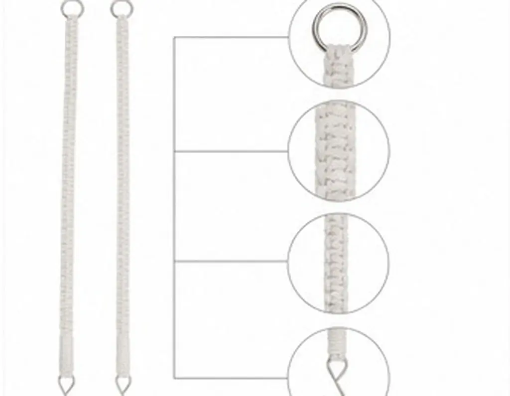 2Pcs Macrame Hanging Basket Rope Extension Cotton Plant Pot Hanger Beige for Indoor Balcony Porch Adjustable Flower Pot Holder