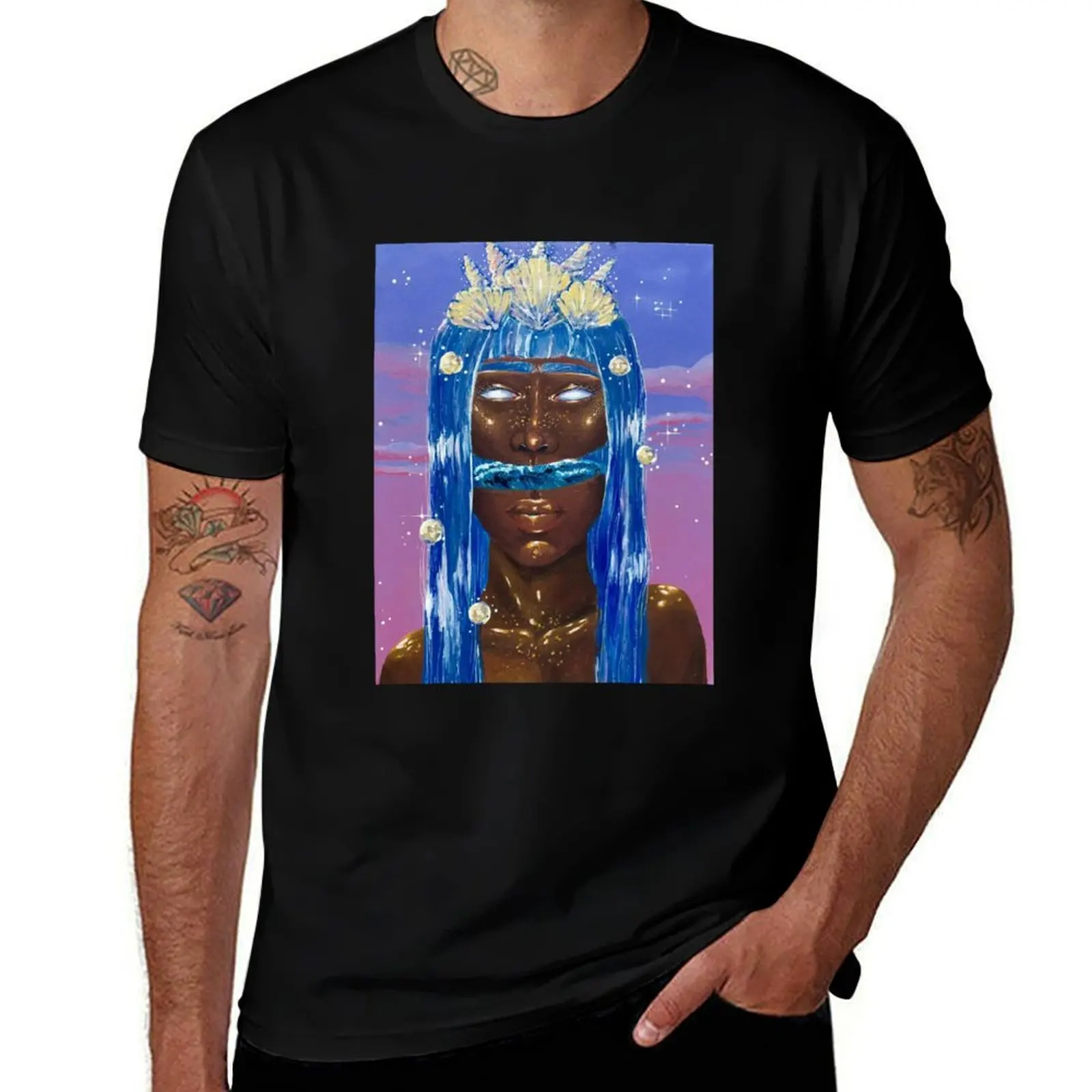 Neptune (A Fairy Of Color) T-Shirt Classic Basic Casual T-Shirt