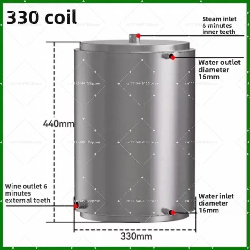 Distillation Temperature Control Heat Exchange Fitting