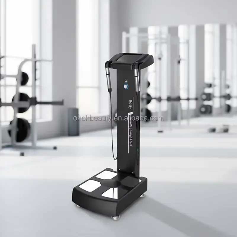 CRW Distributor Supply 8 Electrodes Vertical Body Composition Analyzer Full Body Muscle Testing Gym Salon Equipment