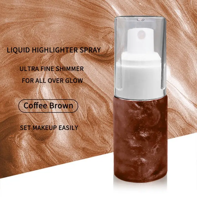 Make Up Fixer 30ml Oil Control Long Lasting Face Body Glitter Moisturizing Makeup Highlight Spray Shimmer Shiny Contour