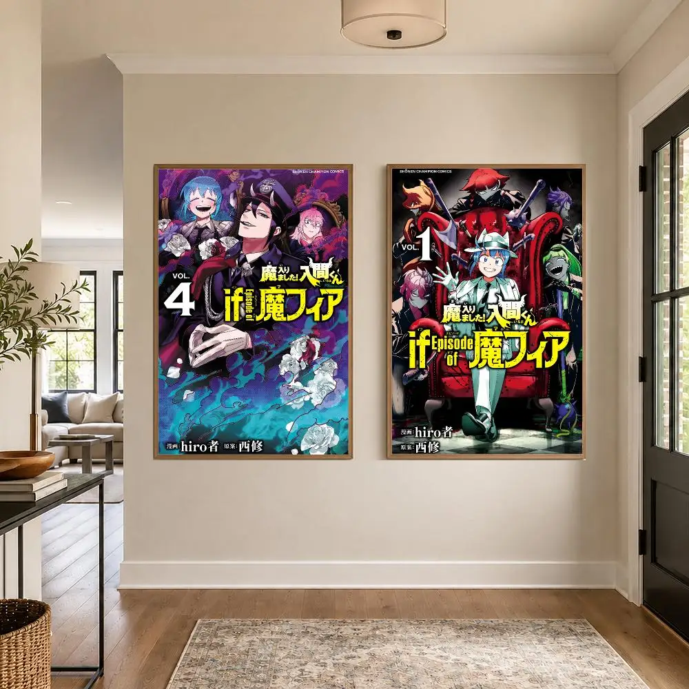 Demon School! Iruma-kun Poster Graphic Wall Art Poster HD Waterproof PP Paper Print for Bedroom Living Room Office Decor Gift