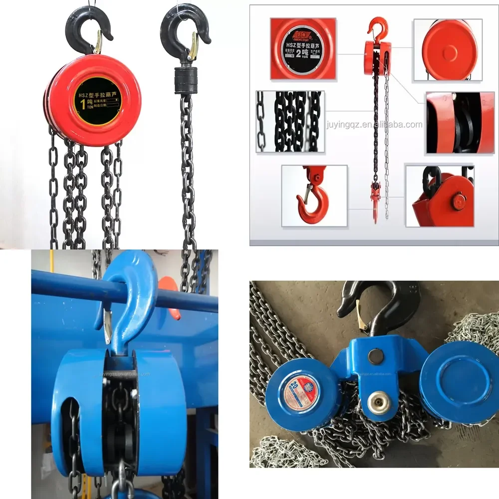 New 1 Ton Lifting Chain Pulley Block for Retail and Manufacturing Plant