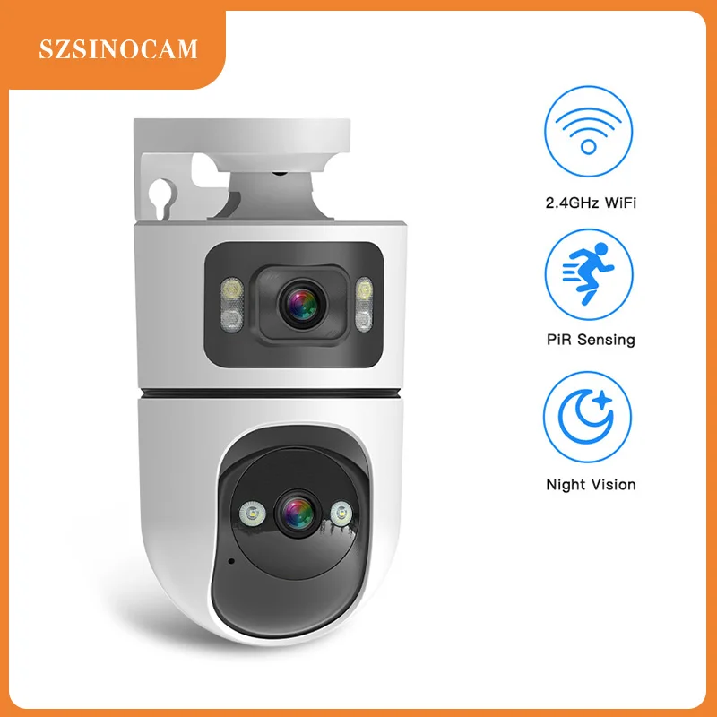 SZSINOCAM WiFi Pan-Tilt Outdoor Wireless IP Camera HD Video Surveillance Camera with Wired Version 24-Hour Standby