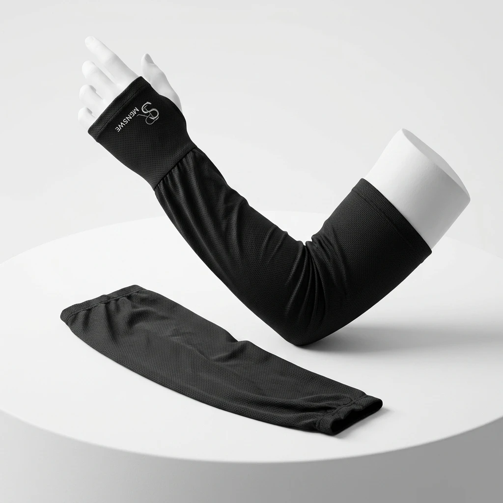 Herren Sonnenschutz Armstulpen UPF50+ Kühlend - usage example