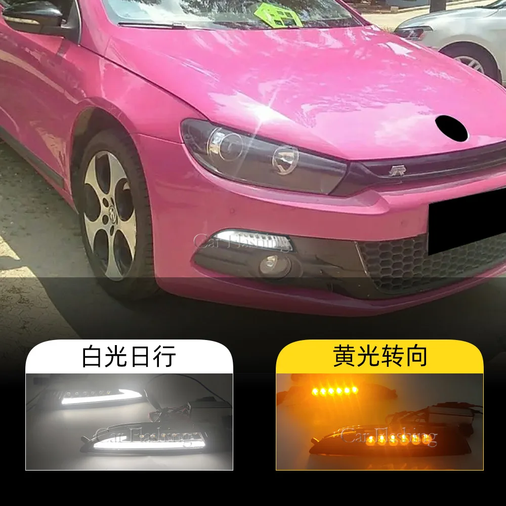 

For Volkswagen Shangku 09-14 daytime running lights, LED daytime running lights, flowing turn signals, front bumper lights