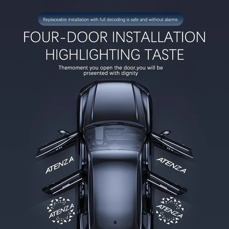 LED Projector Shadow Light Car Door Welcome Lamp For Mazda 6 GJ GL Atenza 2013 2014 2015 2016 2017 2018 Atenza Accessories