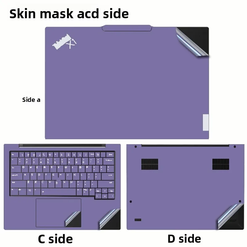 For Lenovo ThinkPad X1 Carbon Gen13 Aura Edition Notebook Skin Sticker X9-14 Gen 1 Shell Protective Film X9-15 Vinyl Cover Decal